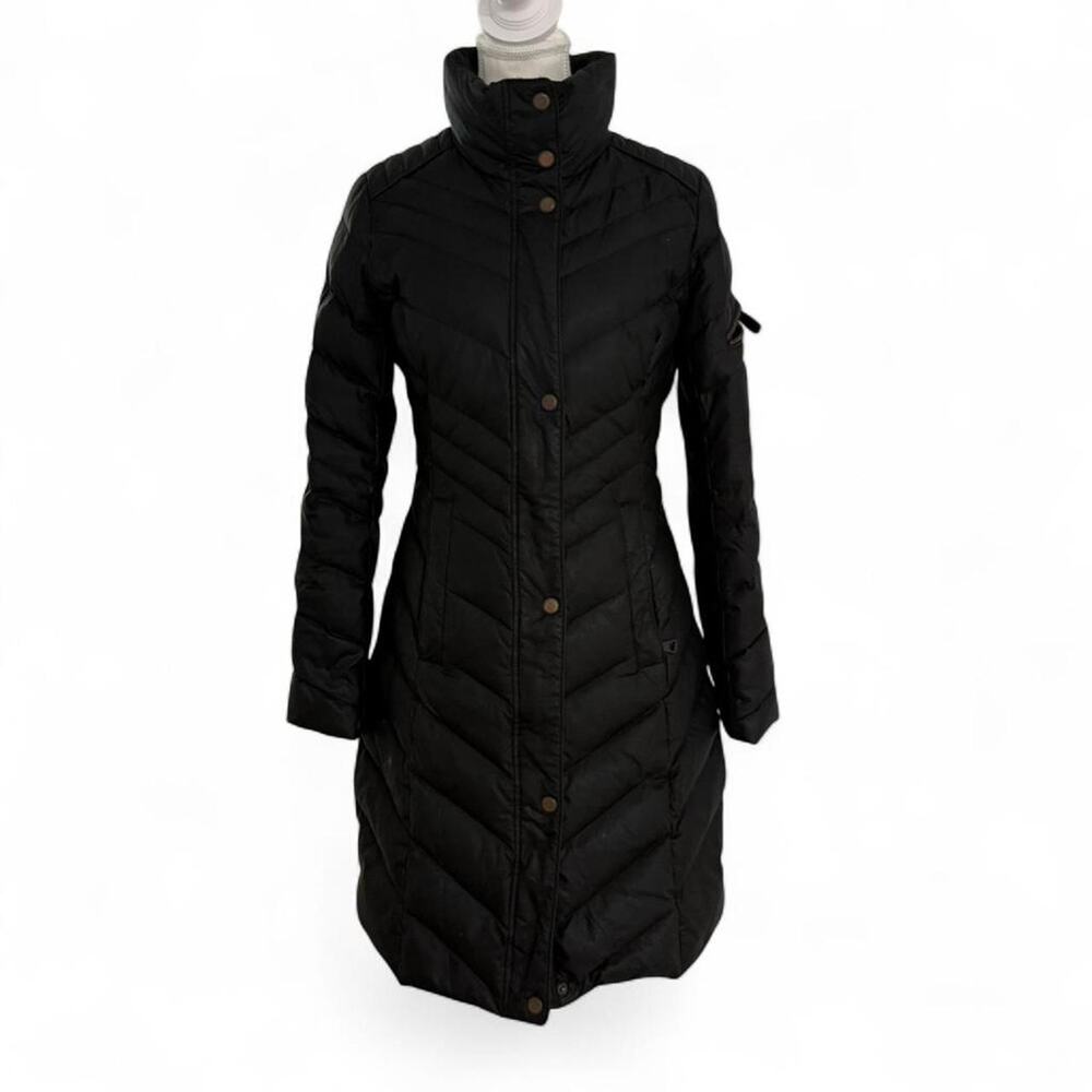 Marc New York Long Line Fitted Puffer Women Coat Size XS odessa Andrew Marc coat